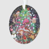 Weihnachtsschmuck Keramik Ornament (Vorderseite)