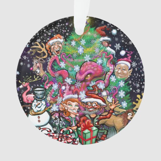 Weihnachtsschmuck Keramik Ornament (Vorderseite)