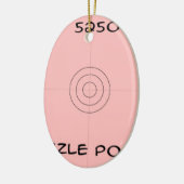 Weihnachtsschmuck - Keramik Oval (Links)