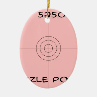 Weihnachtsschmuck - Keramik Oval