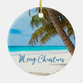 Weihnachtsschmuck Keramik Palm Tree (Hinten)