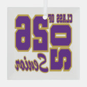 Weihnachtsschmuck-Klasse 2026 Glasschmuck Ornament Aus Glas (Rückseite)