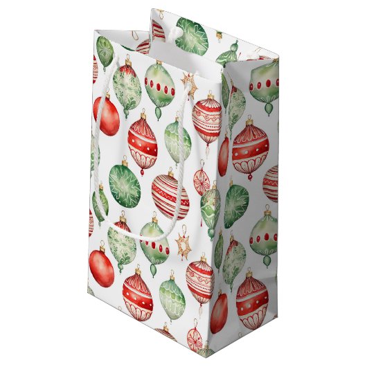 Weihnachtsschmuck Kleine Geschenktüte (Rückseite Schrägansicht)