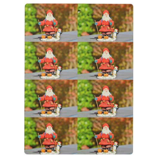 Weihnachtsschmuck Klemmbrett (Rückseite)