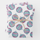 Weihnachtsschmuck, koordiniert geschenkpapier set (Beispiel)