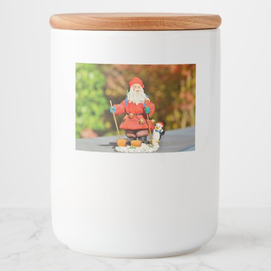 Weihnachtsschmuck Lebensmitteletikett (Vorderseite)