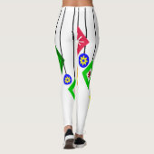 Weihnachtsschmuck Leggings (Rückseite)