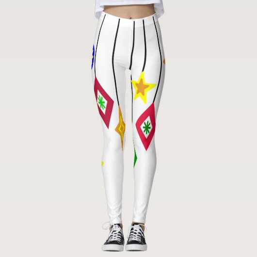 Weihnachtsschmuck Leggings (Vorderseite)