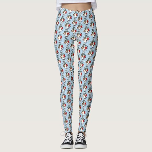 Weihnachtsschmuck Leggings (Vorderseite)