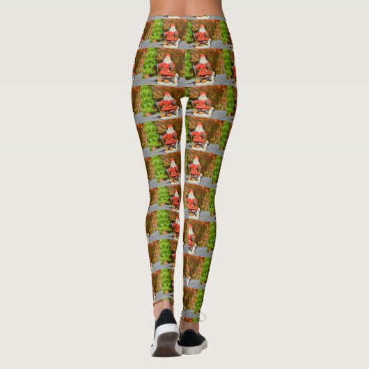 Weihnachtsschmuck Leggings (Rückseite)