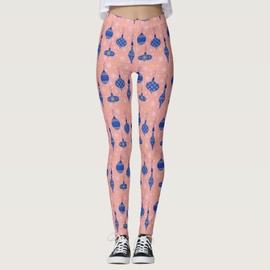 Weihnachtsschmuck Leggings (Vorderseite)