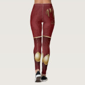 Weihnachtsschmuck Leggings (Rückseite)