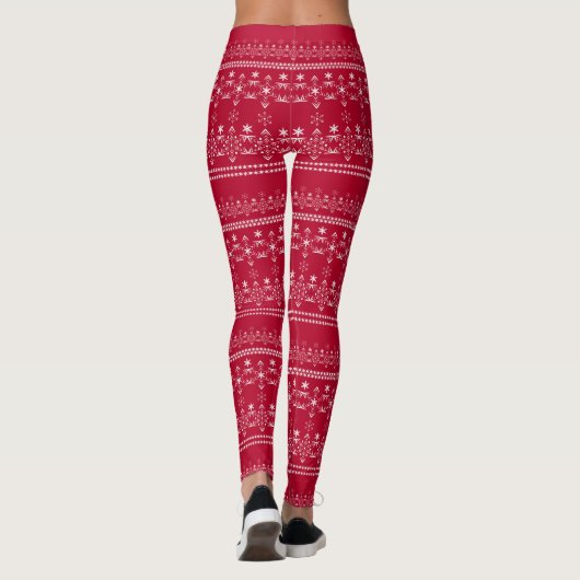 Weihnachtsschmuck Leggings (Rückseite)