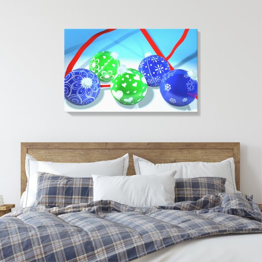 Weihnachtsschmuck Leinwanddruck (Insitu (Schlafzimmer))