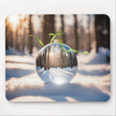 Weihnachtsschmuck Lens Ball Mousepad (Vorne)