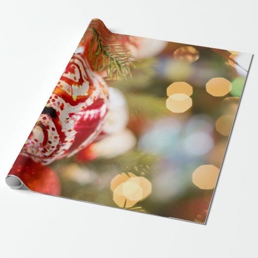 Weihnachtsschmuck & Lichter Geschenkpapier (Ungerollt)