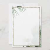 Weihnachtsschmuck,Liebe,Branches Weihnachtsfest Pa Einladung (Rückseite)