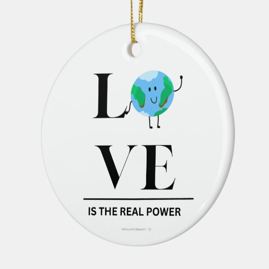 Weihnachtsschmuck - Liebe ist der wahre Power (Links)