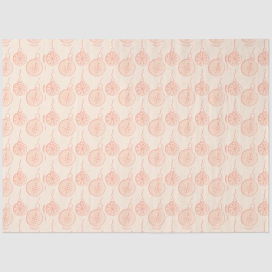 Weihnachtsschmuck Light Orange Weihnachten Seidenpapier (Vorderseite)