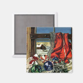 Weihnachtsschmuck Magnet (Vorderseite/Rückseite)