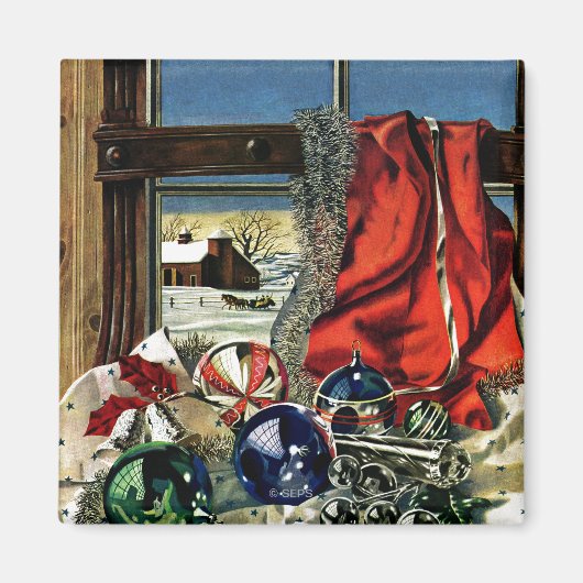 Weihnachtsschmuck Magnet (Vorne)