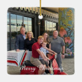 Weihnachtsschmuck - Maßgeschneidert für 2 Fotos un (Rückseite)