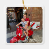 Weihnachtsschmuck - Maßgeschneidert für 2 Fotos un (Vorderseite)