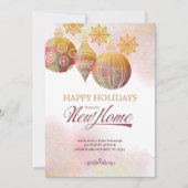 Weihnachtsschmuck meine neue Zuhause Holiday Movin Ankündigung (Vorderseite)