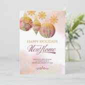 Weihnachtsschmuck meine neue Zuhause Holiday Movin Ankündigung (Stehend Vorderseite)