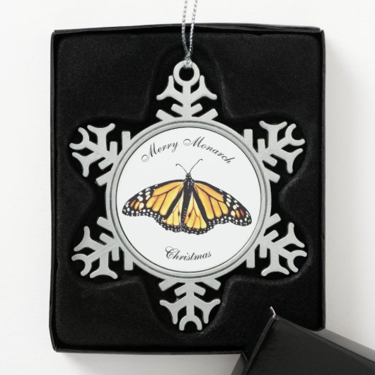 Weihnachtsschmuck Merry Monarch Weihnachten Schneeflocken Zinn-Ornament (Box)