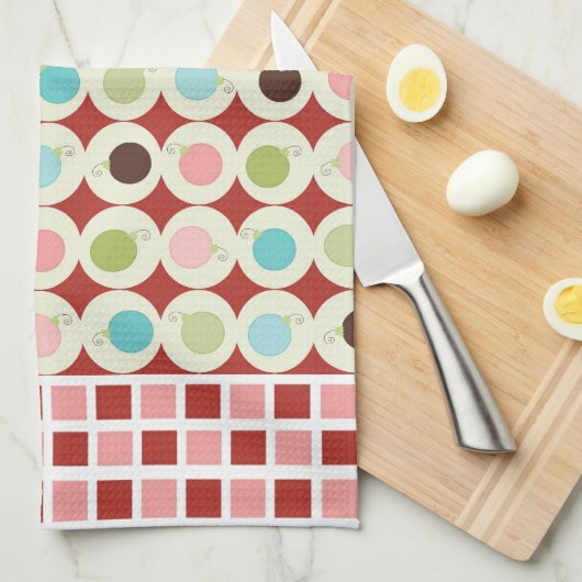 Weihnachtsschmuck Microfiber Küche Handtuch (Viertel Falte)