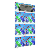 Weihnachtsschmuck Mini Klemmbrett (Schrägansicht)