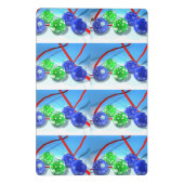 Weihnachtsschmuck Mini Klemmbrett (Rückseite)