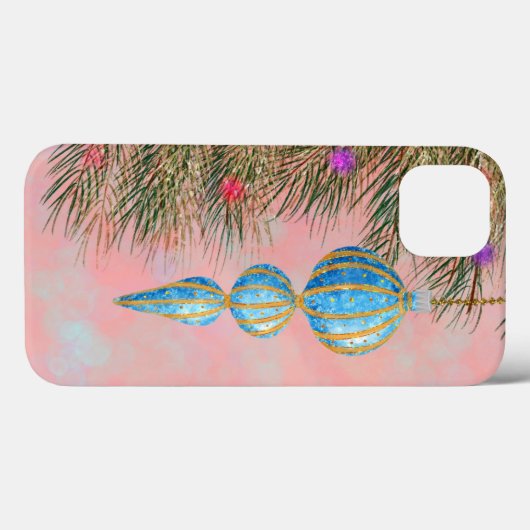 Weihnachtsschmuck mit Bokeh-Effekt Case-Mate iPhone Hülle (Rückseite (Horizontal))