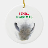 Weihnachtsschmuck mit Eselnase (Vorne)