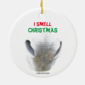 Weihnachtsschmuck mit Eselnase (Hinten)