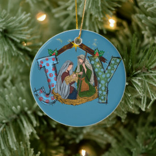 Weihnachtsschmuck mit Freude