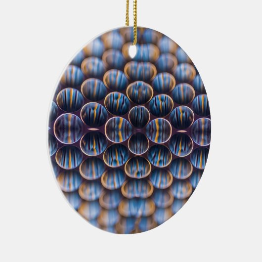 Weihnachtsschmuck mit Honeycomb Design (Rechts)