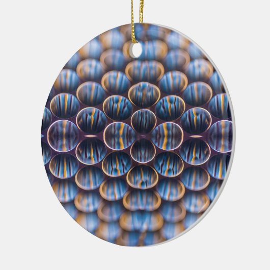 Weihnachtsschmuck mit Honeycomb Design (Links)