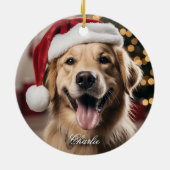 Weihnachtsschmuck mit Hund. (Hinten)