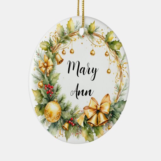 Weihnachtsschmuck mit individuelle Name (Rechts)