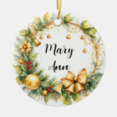 Weihnachtsschmuck mit individuelle Name (Vorne)