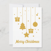 Weihnachtsschmuck mit individueller Message Card (Vorderseite)