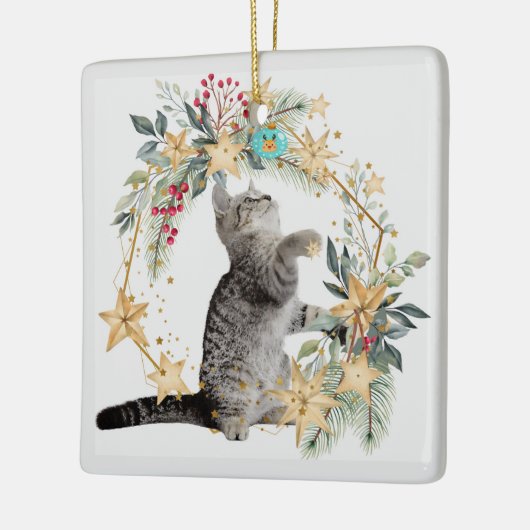 Weihnachtsschmuck mit Katze & Fauna (Links)