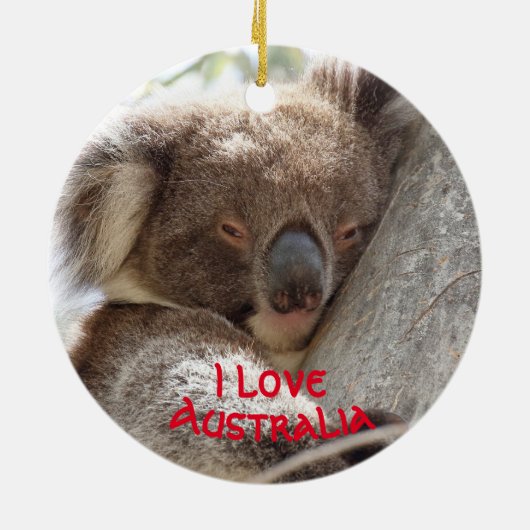 Weihnachtsschmuck mit Koala (Hinten)