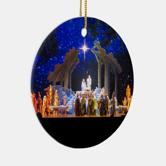 Weihnachtsschmuck mit Krippe (Rechts)