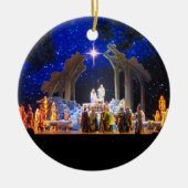 Weihnachtsschmuck mit Krippe (Vorne)