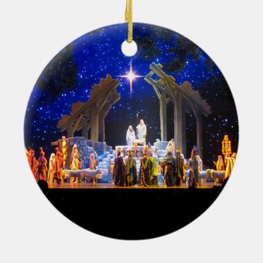 Weihnachtsschmuck mit Krippe (Hinten)