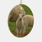 Weihnachtsschmuck mit Lamm (Rechts)