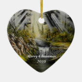 Weihnachtsschmuck mit Malerei (Vorne)